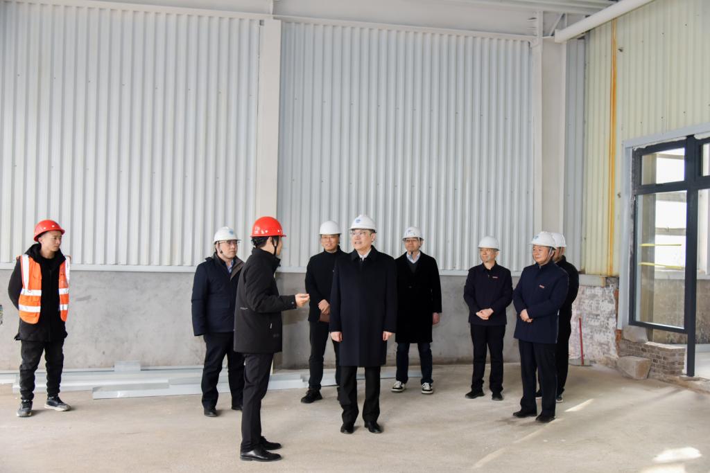 校党委书记厉励到基本建设处调研指导工作